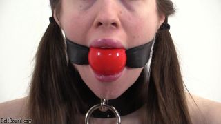 xxx clip 2 Belt Bound – Locking gag test with Ivy Red - belt bound - bdsm porn princess bridgette femdom-6