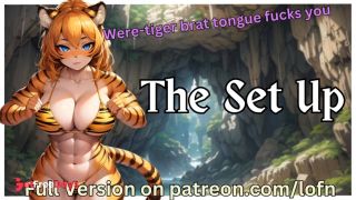 [GetFreeDays.com] F4A The Set Up - Bratty Were-Tigress Tongue Fucks Porn Video October 2022-5