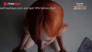 [GetFreeDays.com] Cheating on his wife with her friend. Big ass redhead loves to take cum in her mouth - Valeria Sladk Sex Film December 2022-8