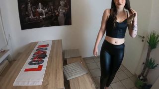 Lena-Sophie fuck me in leather leggings and heels-0