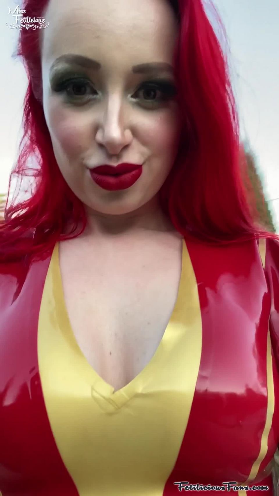 FetiliciousFans SiteRipPt 2Red Dress