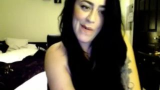Webcam - shaking her enormous 34M - cups part 33. - Big boobs-8