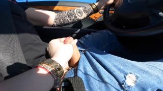 POV I made Him CUM While He Driving CUMSHOT And Nice Feeling !!-5