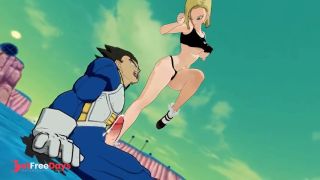 [GetFreeDays.com] BALLBUSTING ANIMATION - Dragon Ball Z - Android 18 VS Vegeta Sex Leak July 2023-9