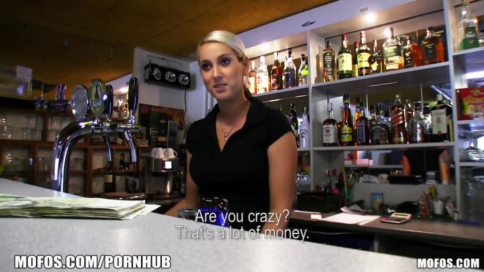 Incredibly hot czech blonde is paid to take a sex break at work