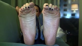 free video 12 Big feet long toes tease. | foot domination | fetish porn pvc femdom-4