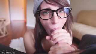 MyCherryCru h - Ball Sucking Nerd Facial Watch Porn Onlin...-6