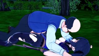 AnimeXtremoPH - Mona de Genshin impact pierde la virginidad en el parque del sexo-0