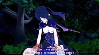 AnimeXtremoPH - Mona de Genshin impact pierde la virginidad en el parque del sexo-5