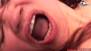 Hairy Spanish milf is used for sex by a burglar-9