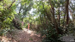 Abbie Storm aka Dora Cheri, Sammie - Naked Hiking On An Abandoned Island In The Adriatic Sea With Cheri Sam And Dora - Teen-7