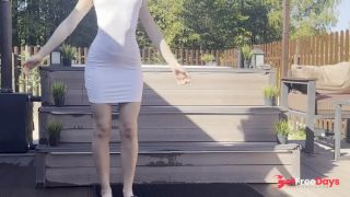 [GetFreeDays.com] yoga in short dress outdoor Porn Clip April 2023-4