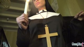 Sinning Nun Mila Mila Gets punished Dildo!-0