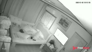 [Sleeping.Porn] She fell asleep while watching TV - bedroom hidden camera-0