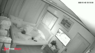 [Sleeping.Porn] She fell asleep while watching TV - bedroom hidden camera-9