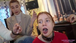 ALSU JANE and PAMELA - Great smoke break WITH POLINA - SE...-7