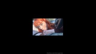 Cherry Apricots BG Car Blowjob PPV 1 Onlyfans (Blowjob porn)-0