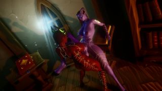 porn video 34 Draenei Vol. 2 on threesome natural tits brunette blowjob-0