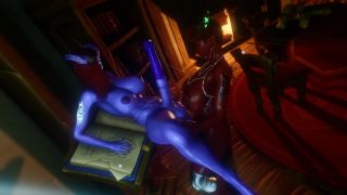 porn video 34 Draenei Vol. 2 on threesome natural tits brunette blowjob-9