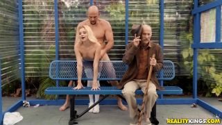 porn clip 47 Riley Star - Bus Bench Biddie (Full HD), balloon fetish porn on fetish porn -8