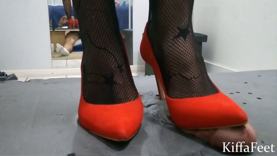 CBT 5 - Goddess Kiffa High Heels CBT on table compilation.
