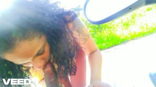 Cosplay Brown PUBLIC BLOWJOB CAMPSITE EBONY BROWN SKIN COSPLAY BIG TITS SEXY NIPPLES-8