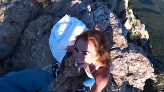 Risky Public Fuck On A Cliff. Amateur Mia Bandini 1080p-1