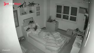 [Sleeping.Porn] Chubby girl chilling in the bed after birthday party, hidden cam-3