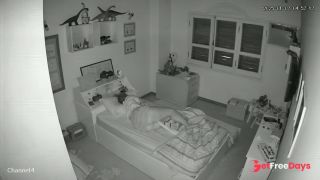 [Sleeping.Porn] Chubby girl chilling in the bed after birthday party, hidden cam-4