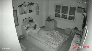 [Sleeping.Porn] Chubby girl chilling in the bed after birthday party, hidden cam-8