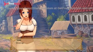 orcs enjoy the beautiful ass of a cute waitress girl in a tavern-8