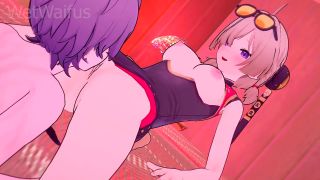 Wet Waifus - Sweety stores so much Cum in her Pussy - Zenless Zone Zero Sex-2