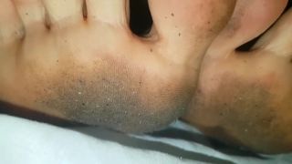 xxx video clip 15 brunette foot fetish My Sisters Dirty Feet, female on feet porn-9