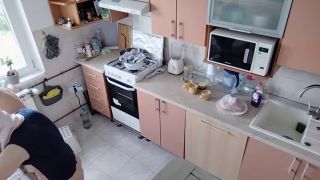 Muceas - Amateur couple having fun in the kitchen.-8