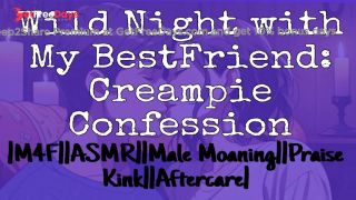 Steller Sigh-Wild Night With My Best Friend Creampie Confession M4F ASMR Male Moaning Praise-6