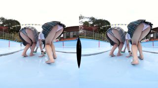 free adult clip 37 Panty-Shots While Scrubbing the Pool Deck - young - virtual reality spit fetish-4