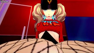 TheHentaiKami - Ann Takamaki from Persona 5 Gives You An Amazing Footjob-9