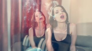 Sensual Topless Joint Smoking - Smoking-2