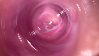 Cute PussyCamera inside my tight creamy pussy, Internal view of my horny vagina-0