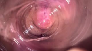 Cute PussyCamera inside my tight creamy pussy, Internal view of my horny vagina-1