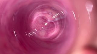 Cute PussyCamera inside my tight creamy pussy, Internal view of my horny vagina-3