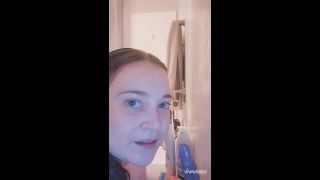 M@nyV1ds - CaityFoxx - Shower Dildo Blowjob-6