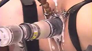 bdsm orgy masturbation | HugHer patterns with large inflatable dildo | toys/dildo-4