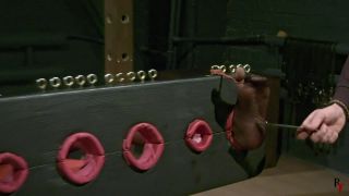 video 36 Nylon feet tickling in stocks for Mora in Y position on feet porn femdom feet humiliation-6