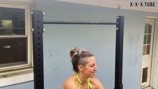 Lora Cross Chin Ups And Wall Sits And Push Ups  Lora Cross   Workout-0