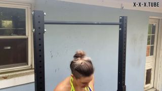 Lora Cross Chin Ups And Wall Sits And Push Ups  Lora Cross   Workout-1