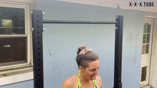 Lora Cross Chin Ups And Wall Sits And Push Ups  Lora Cross   Workout-2