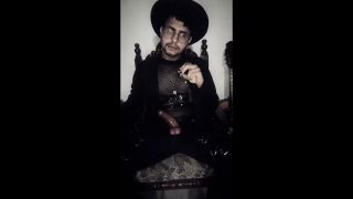 Mlkpainhead - Goth boy handjob in shadows-1