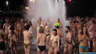 World naked bike ride water fest Public!-6