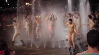 World naked bike ride water fest Public!-8